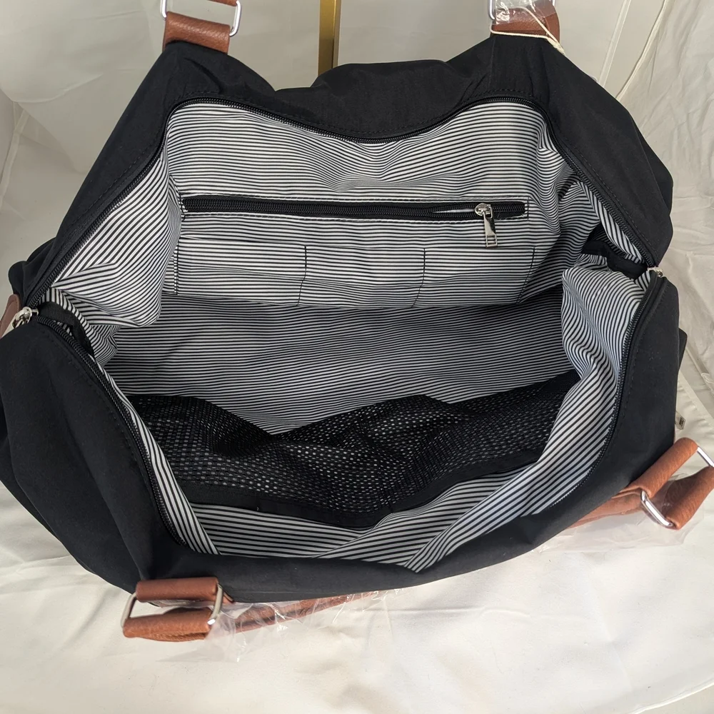 Stylish Black and Brown Men's Bag